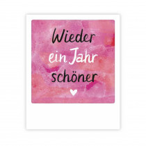Pickmotion Mini Pic Karte "Wieder ein Jahr schöner"