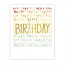 Pickmotion Mini Pic Karte "Happy Happy Birthday" 