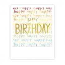 Pickmotion Mini Pic Karte "Happy Happy Birthday" 