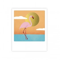 Pickmotion Mini Pic Karte "Sundown Flamingo"