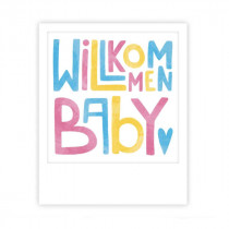 Pickmotion Mini Pic Karte "Willkommen Baby" 