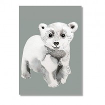 Nuukk Holzschliff Karte Eisbär