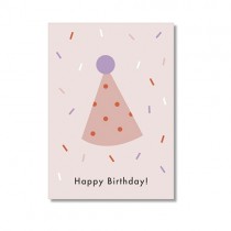 Karte Papier Ahoi "Happy Birthday Hut"