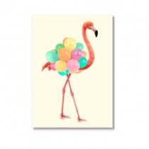 Karte "Paul Fuentes"Party Flamingo