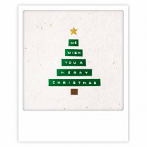 Pickmotion Karte "We wish you a Merry Christmas"