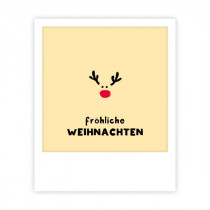 Pickmotion Mini Pic Karte "Fröhliche Weihnachten Nase"