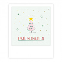 Pickmotion Karte "Frohe Weihnachten Buntstiftbaum"