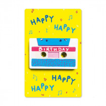 Pickmotion Kind Mind Karte "Happy Birthday Cassette" 