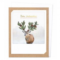 Pickmotion Klappkarte "Frohe Weihnachten Hirsch"