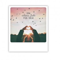 Pickmotion Karte "Ein schönes Jahr für dich"