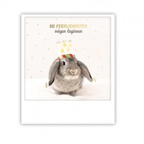 Pickmotion Karte "Die Feierlichkeiten mögen beginnen"