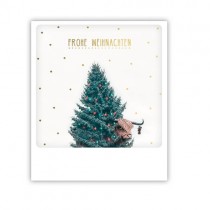 Pickmotion Karte "Frohe Weihnachten Galloway"