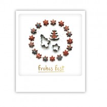 Pickmotion Karte "Frohes Fest Plätzchen"