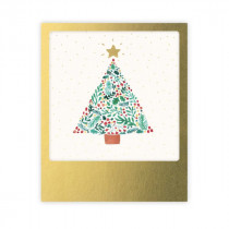 Pickmotion Mini Pic Karte "Christmas Tree Gold"