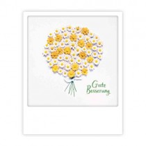 Pickmotion Karte "Gute Besserung Blumen"