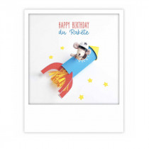 Pickmotion Karte "Happy Birthday du Rakete" 