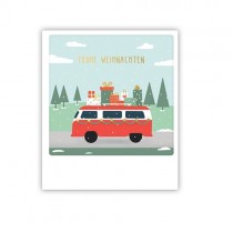 Pickmotion Mini Pic Karte "Weihnachtsbus"