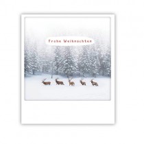 Pickmotion Karte "Frohe Weihnachten Rentiere"
