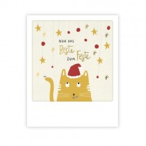 Pickmotion Mini Pic Karte "Nur das Beste zum Feste" 