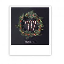 Pickmotion Karte "Frohes Fest Zuckerstangen"