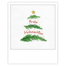 Pickmotion Karte "Frohe Weihnachten Tannenzweige"