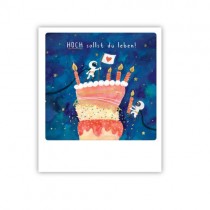 Pickmotion Mini Pic Karte "Hoch sollst du leben Cosmos"