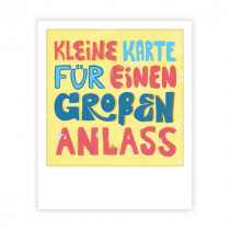 Pickmotion Mini Pic Karte "Eine kleine Karte für einen großen Anlass"