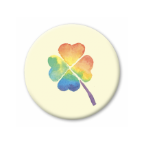 Pickmotion Magnet 32mm Regenbogen Klee