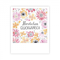 Pickmotion Mini Pic Karte "Herzlichen Glückwunsch" 