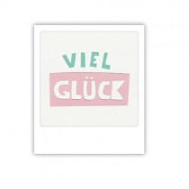 Pickmotion Mini Pic Karte "Viel Glück"