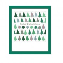 Pickmotion Mini Pic Klappkarte "Frohe Weihnachten Trees"