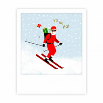 Pickmotion Mini Pic Karte "Yo Ho Skiing Santa"