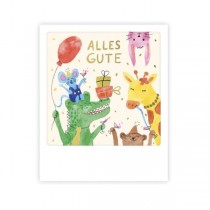 Pickmotion Mini Pic Karte "Alles Gute Tierparty"