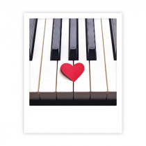 Pickmotion Karte "Piano Heart" 