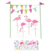 Kuchen Dekoration Flamingos