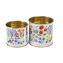 Set Metalldosen "Wild Flowers"