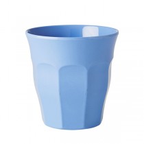 Melamin Becher Unifarben Dusty Blue