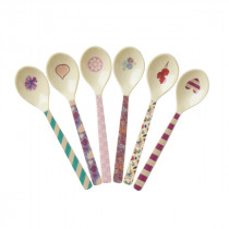 Melamin Löffel Set "Multi Flowers" 