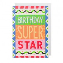 Klappkarte Ruby Taylor "Birthday Super Star"