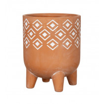 Übertopf "Geometric Terracotta" 