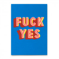 Deli Cards Postkarte "Fuck Yes"