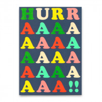 Deli Cards Postkarte "Hurraaaaa"