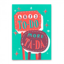 Deli Cards Postkarte "Less To-Do more Ta-Da"
