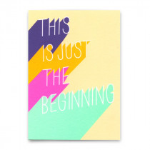 Deli Cards Postkarte "This is just the beginning"