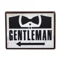 Schild GENTLEMAN