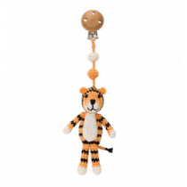 Häkel Tiger Kinderwagen Clip
