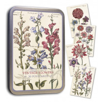 Vintage Karten Set Flower Mix