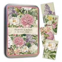 Vintage Karten Set Peony Mix