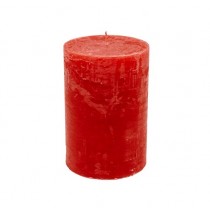 Stumpenkerze 10cm x 15cm Rot, 120 Stunden