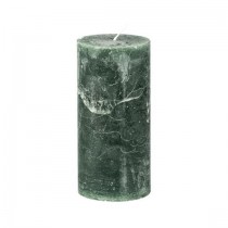 Stumpenkerze 7cm x 15cm Hunter Green